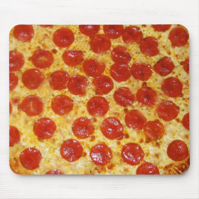 Pepperoni Pizza Mouse Pad (Front)
