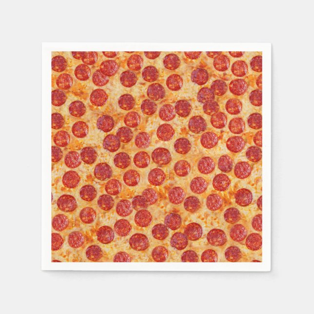 Pepperoni Pizza Napkin (Front)