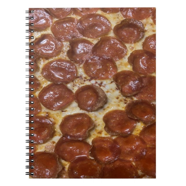 Pepperoni Pizza Notebook (Front)