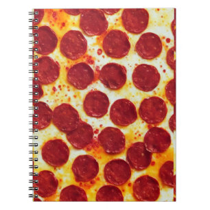 Pepperoni Pizza Notebook