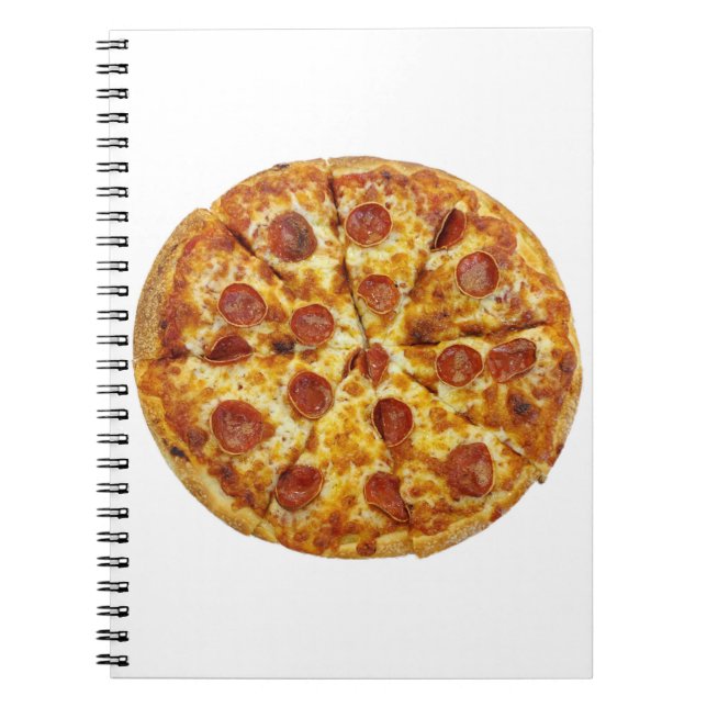 Pepperoni Pizza Notebook (Front)