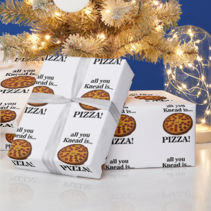 Pepperoni Pizza Party Wrapping Paper