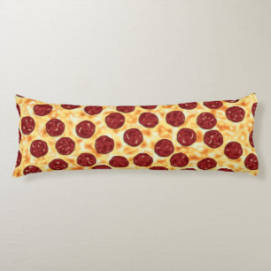 Pepperoni Pizza Pattern Body Pillow