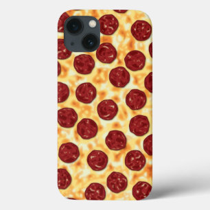 Pepperoni Pizza Pattern iPhone 13 Case