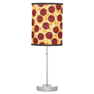 Pepperoni Pizza Pattern Table Lamp