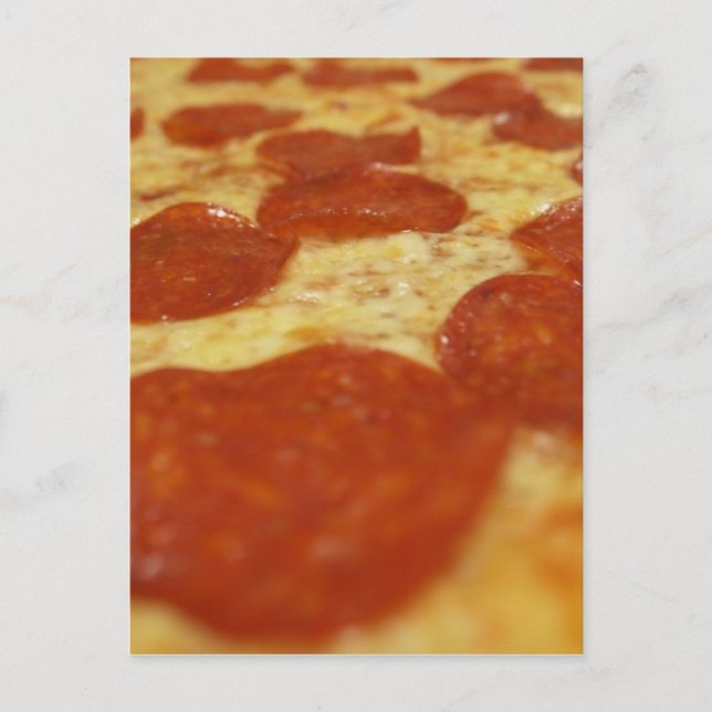 pepperoni pizza postcard (Front)