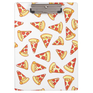 Pepperoni Pizza Slice Drawing Pattern Clipboard