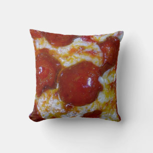 Pepperoni Pizza Throw Pillow