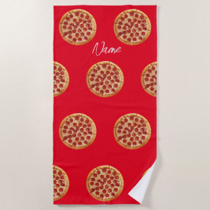 Pepperoni Pizza Thunder_Cove  Beach Towel