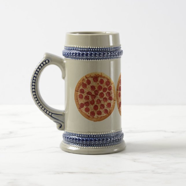 Pepperoni Pizza Thunder_Cove Beer Stein (Left)
