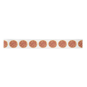 Pepperoni Pizza Thunder_Cove  Satin Ribbon