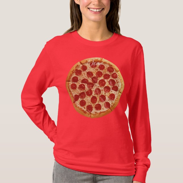 Pepperoni Pizza Thunder_Cove  T-Shirt (Front)