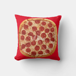 Pepperoni Pizza Thunder_Cove Throw Pillow