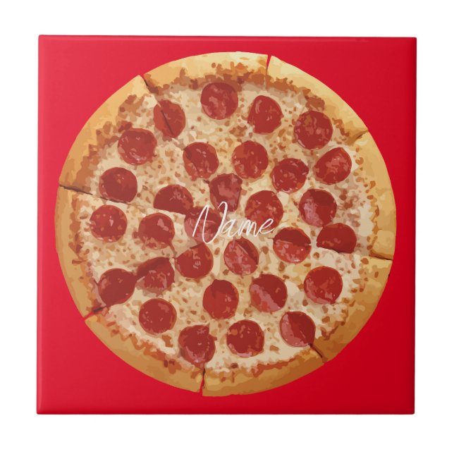Pepperoni Pizza Thunder_Cove Tile (Front)