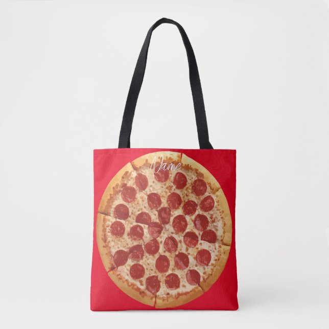 Pepperoni Pizza Thunder_Cove Tote Bag (Front)