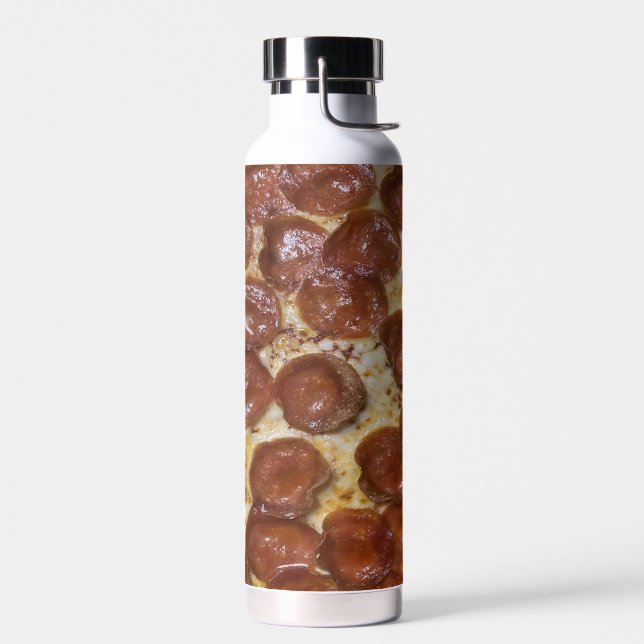 Pepperoni Pizza Water Bottle (Left)