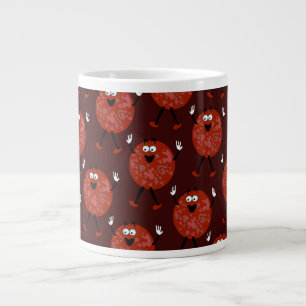 Pepperoni Tony Pattern Large Coffee Mug