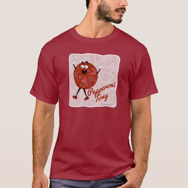 Pepperoni Tony T-Shirt (Front)