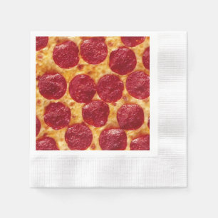 pepperonis pizza napkin