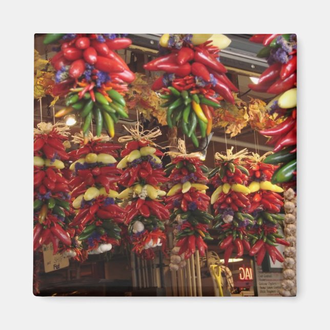 Peppers at Pike Place Market Magnet (Front)