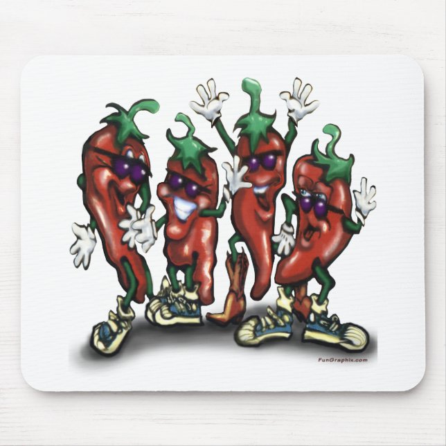 Peppers Mouse Pad (Front)