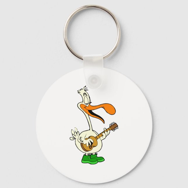 Peppy Pelican Keychain (Front)