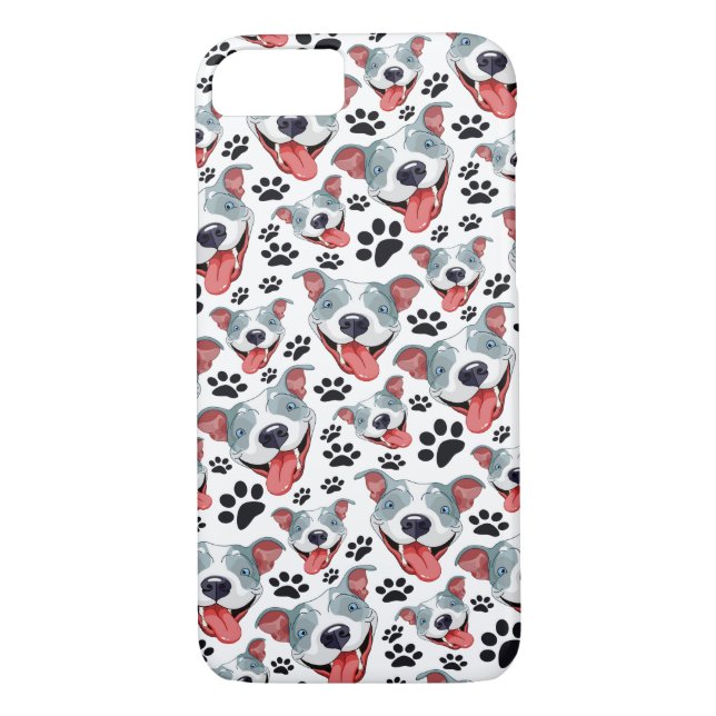 Peppy Pit Bull American Pitbull Pet Puppy Dog Case-Mate iPhone Case (Back)