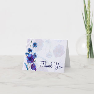 Peppy Poppies Thank You Cards