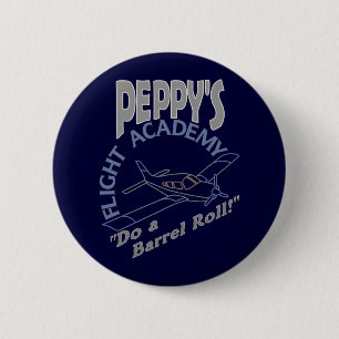Peppy's Flight Academy 2 Inch Round Button