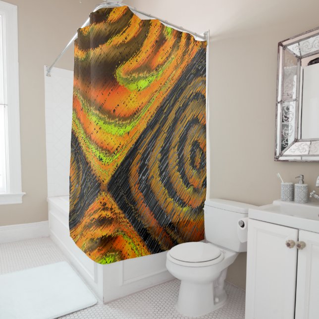 Pequeno mosaico amarelado transversal e deformado (In Situ)