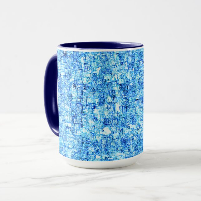 Pequenos entalhes em desenho como à caneta mug (Front Left)