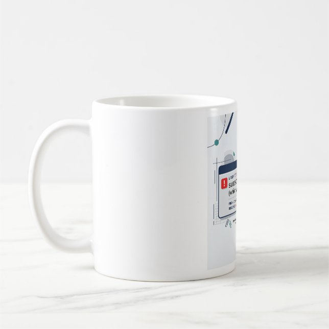 Per My Last Email Funny Office Quote  Coffee Mug (Left)