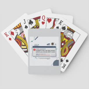 Per My Last Email Funny Office Quote  Playing Cards