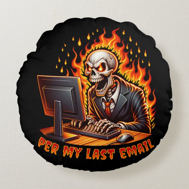 Per my last email round pillow (Front)