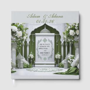 Peraonalised Islamic Bridal Guest Book