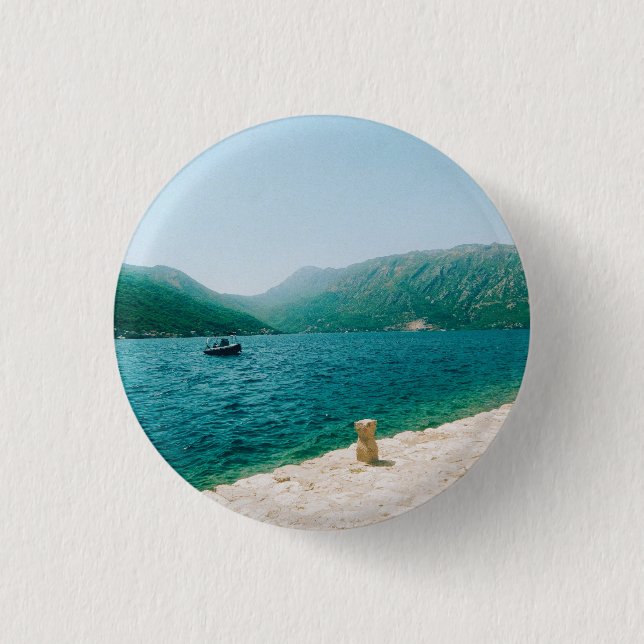Perast - Montenegro 1 Inch Round Button (Front)