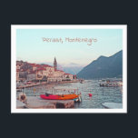 Perast, Montenegro Postcard<br><div class="desc">Pretty Perast,  Montenegro on the Bay Of Kotor.</div>