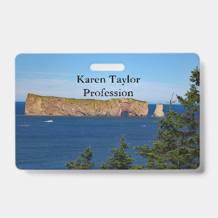 Percé Rock in the Gulf of the St. Lawrence Badge