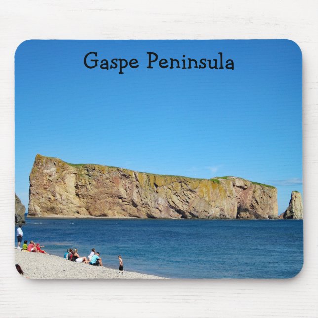 Perce Rock in the Gulf of the St. Lawrence Mouse Pad (Front)