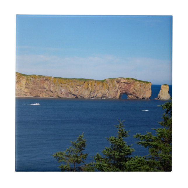 Percé Rock in the Gulf of the St. Lawrence Tile (Front)