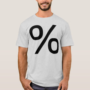Percent - Black T-Shirt
