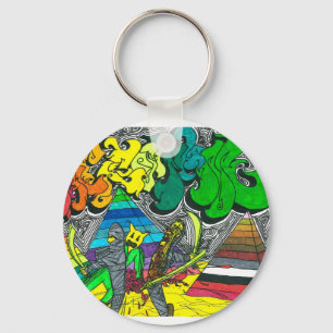 Percentum Chopping Mummies Keychain