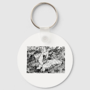 Percentum Godzilla Keychain