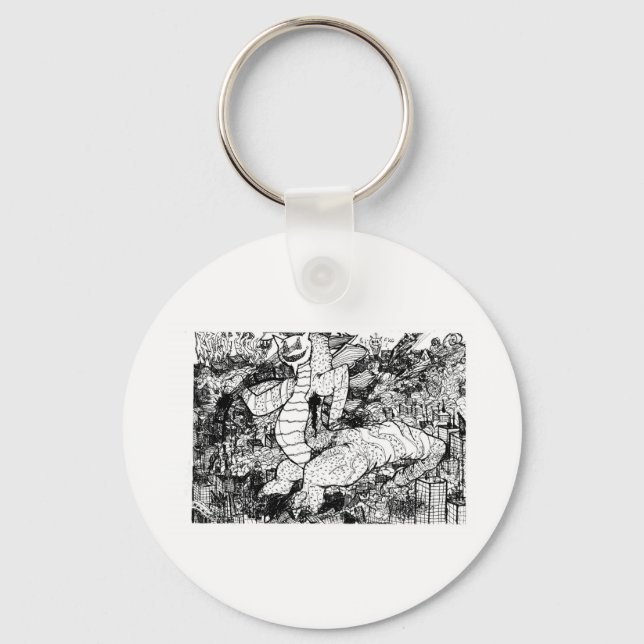 Percentum Godzilla Keychain (Front)