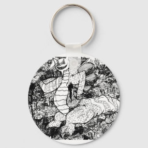 Percentum Godzilla Keychain