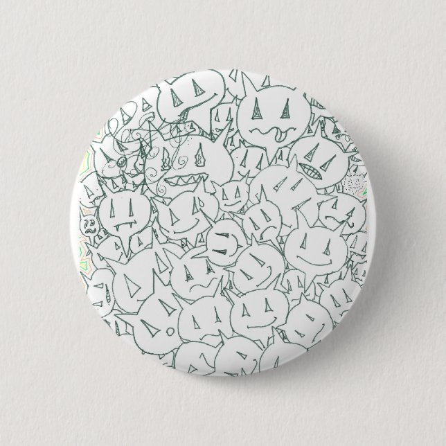 Percentum Heads 2 Inch Round Button (Front)