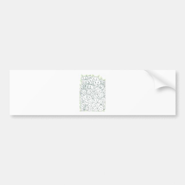 Percentum Heads Bumper Sticker (Front)