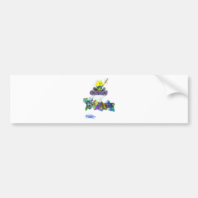 Percentum Ollie Bumper Sticker (Front)