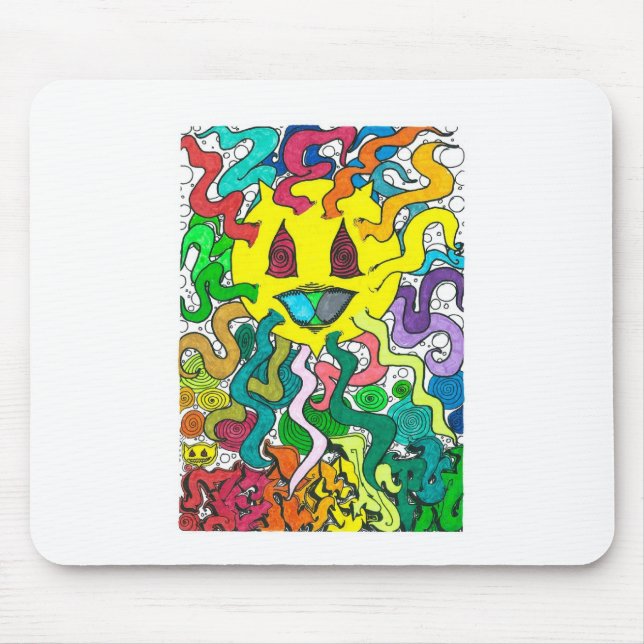 Percentum Sun - Percentum Designs Mouse Pad (Front)