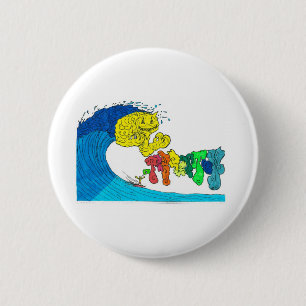percentum surfing 2 inch round button